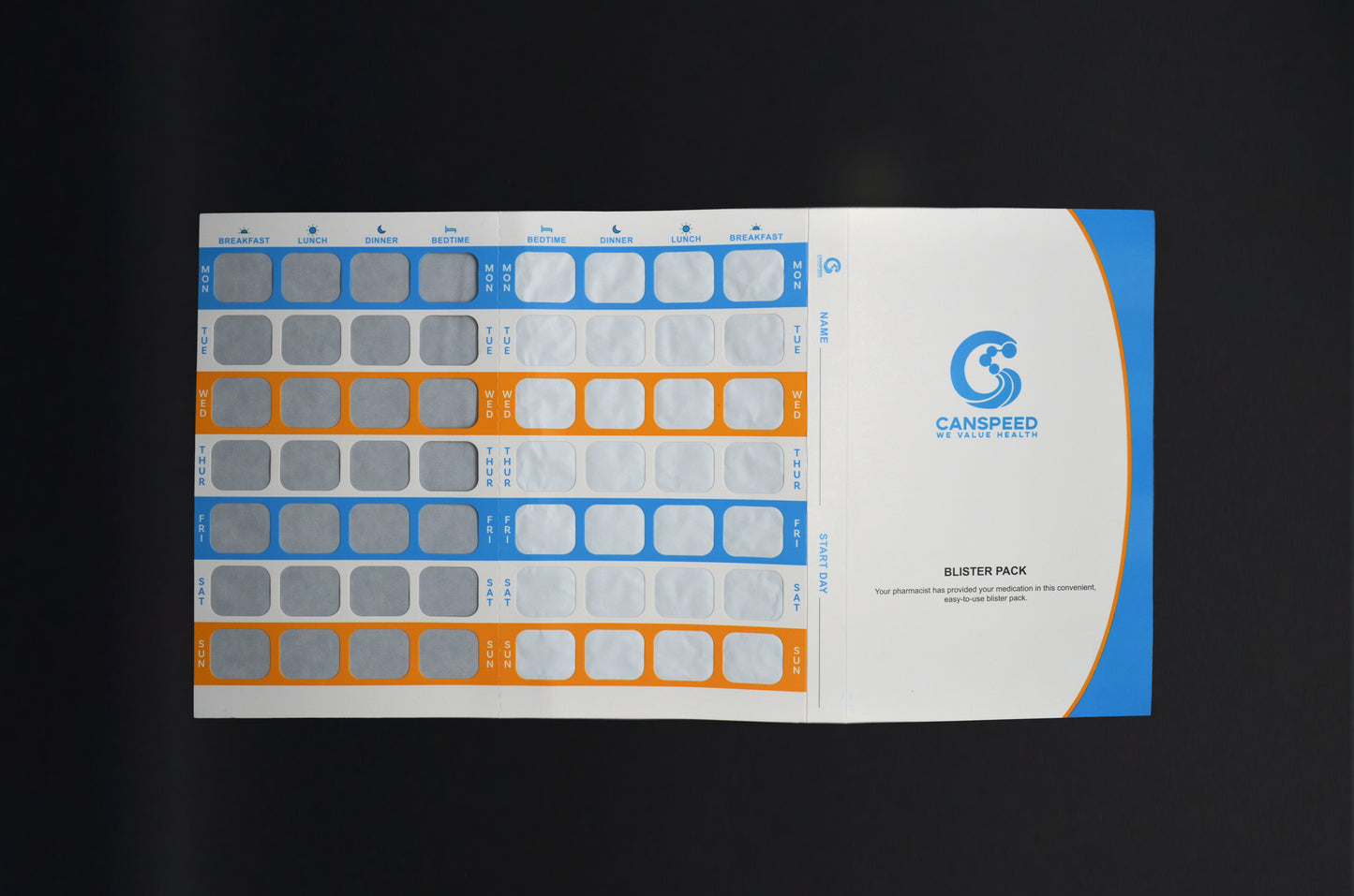 Book Pill Blister Pack