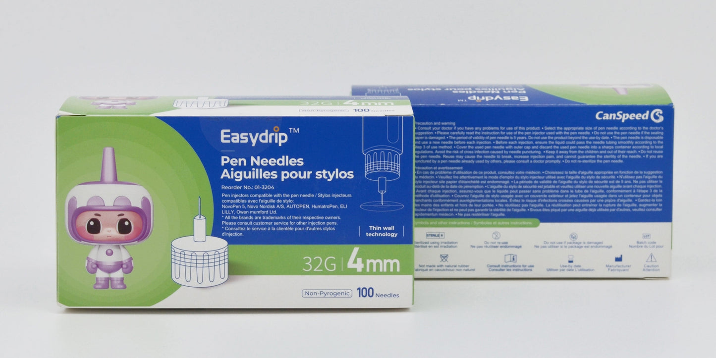 Insulin Pen Needle (Classic) - 1 Carton (20 Boxes)