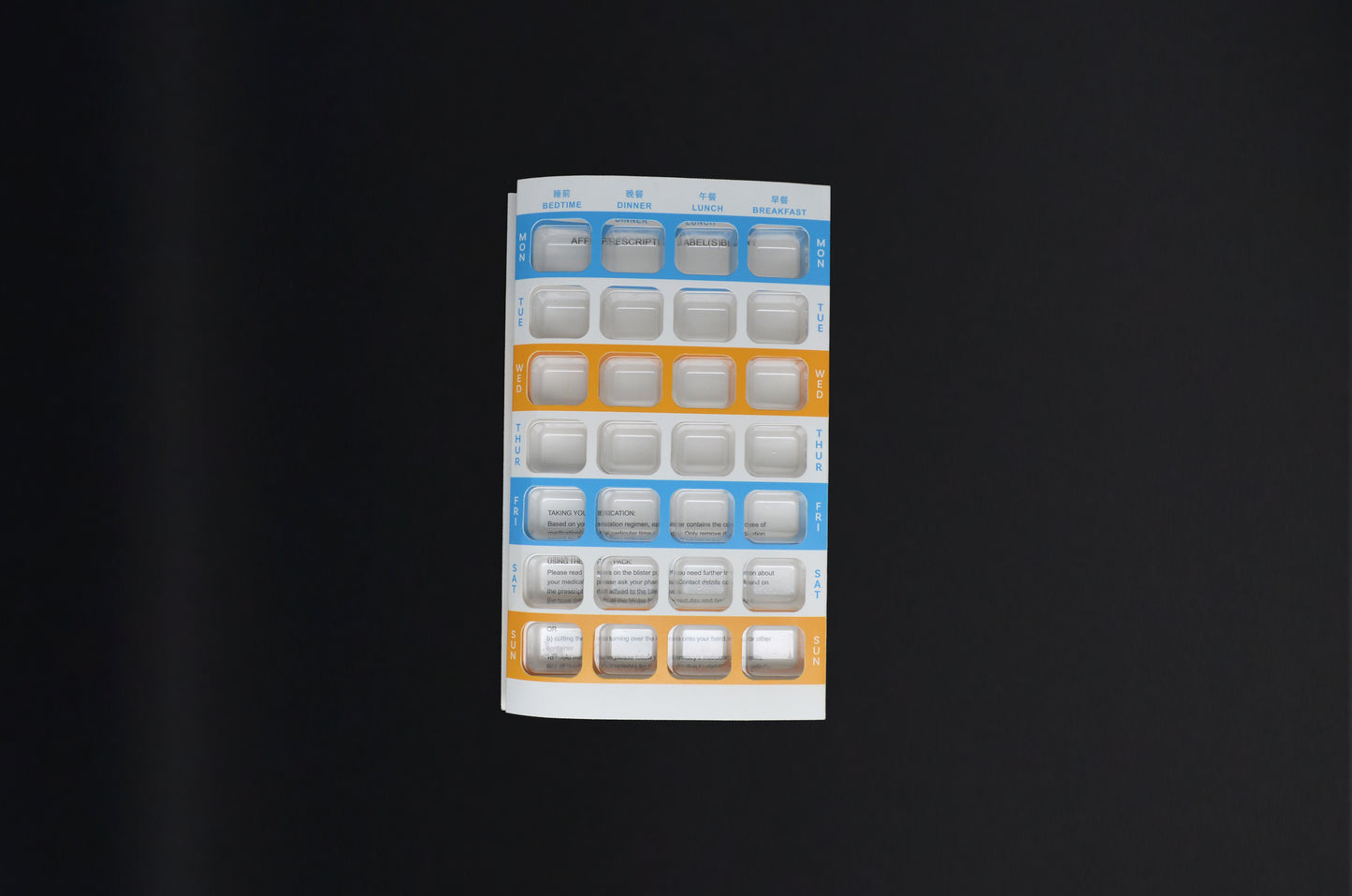 Book Pill Blister Pack